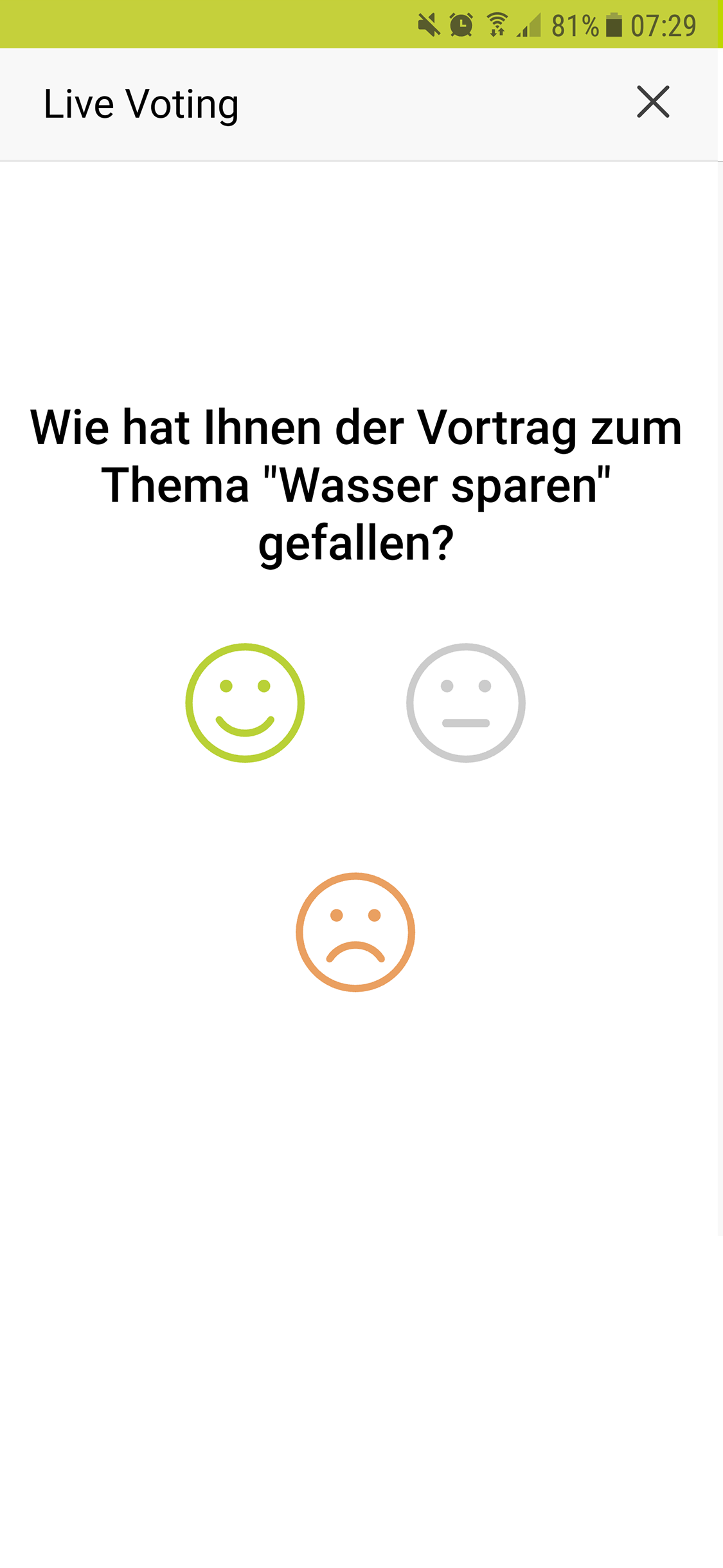 Live-Umfragen