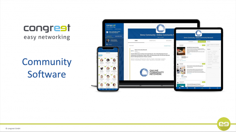 congreet Community Software - Produktflyer-Cover